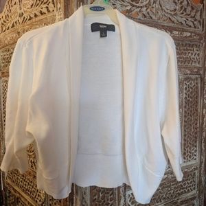 Cropped Cardigan Short Sleeve Shrug Mossimo
